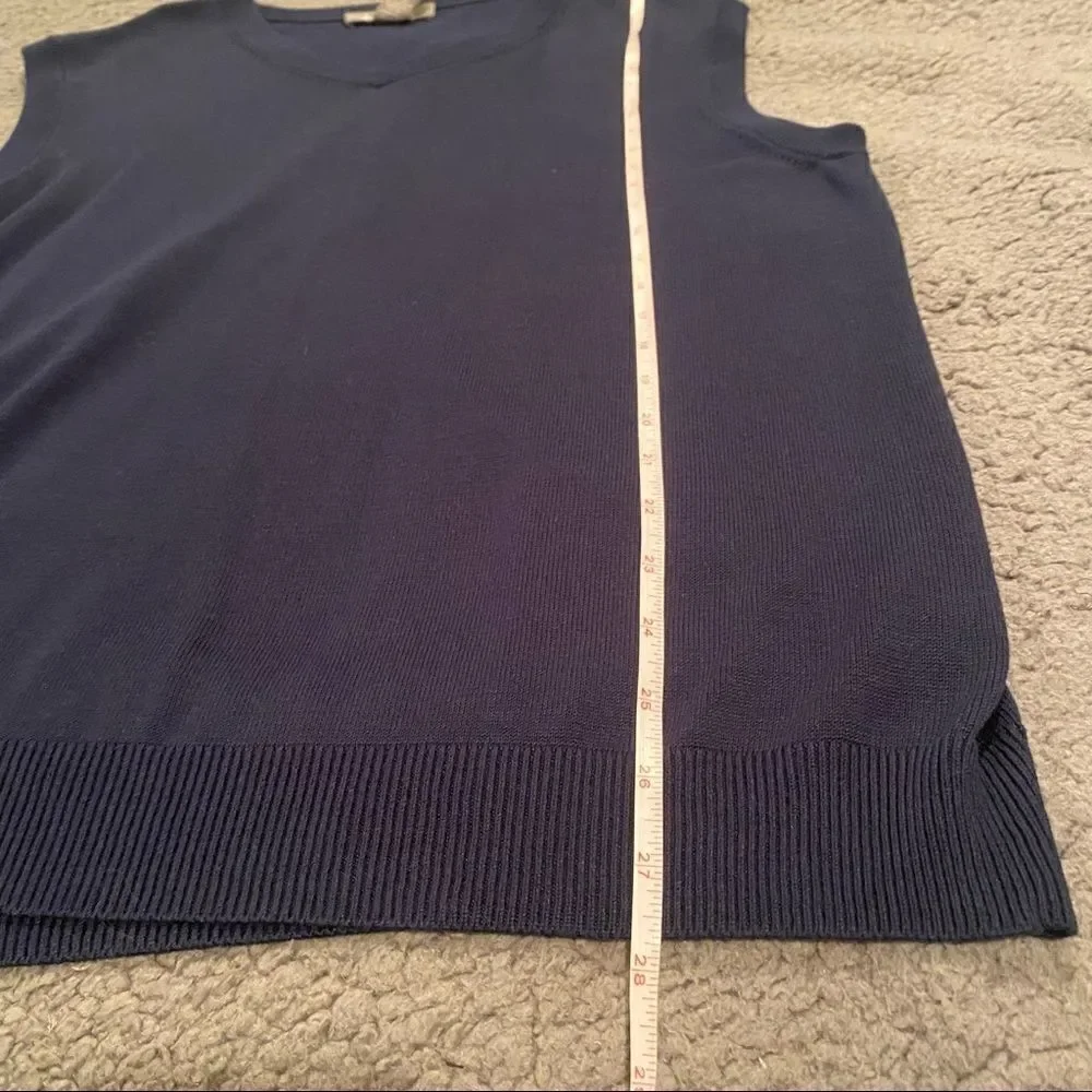Daniel Cremieux Silk Blend Sweater Vest Size Large